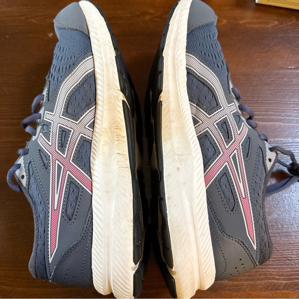 Asics Women Gel-Contend 8 Running Shoes Tarmac Lilac Hint Blue Size 8.5 WIDE - Picture 2 of 8
